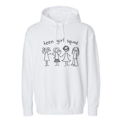 Teen Girl Squad Garment-Dyed Fleece Hoodie