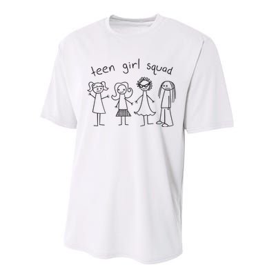 Teen Girl Squad Performance Sprint T-Shirt