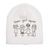 Teen Girl Squad Short Acrylic Beanie