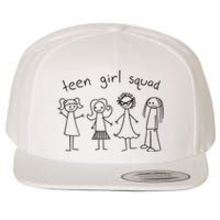 Teen Girl Squad Wool Snapback Cap