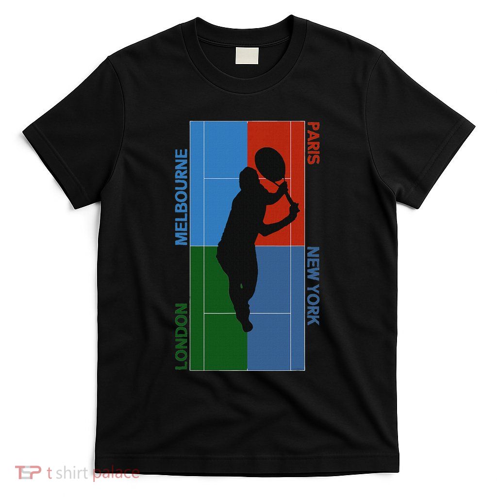 Tennis Grand Slam Courts T-Shirt