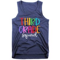 Third Grade Squad Teachers Kid 3rd Grade Back to School Tank Top