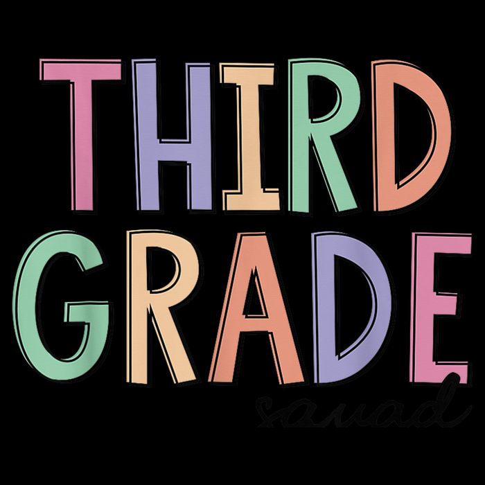 Third Grade Squad Teachers Kid 3rd Grade Back to School Cooling Performance Crew T-Shirt