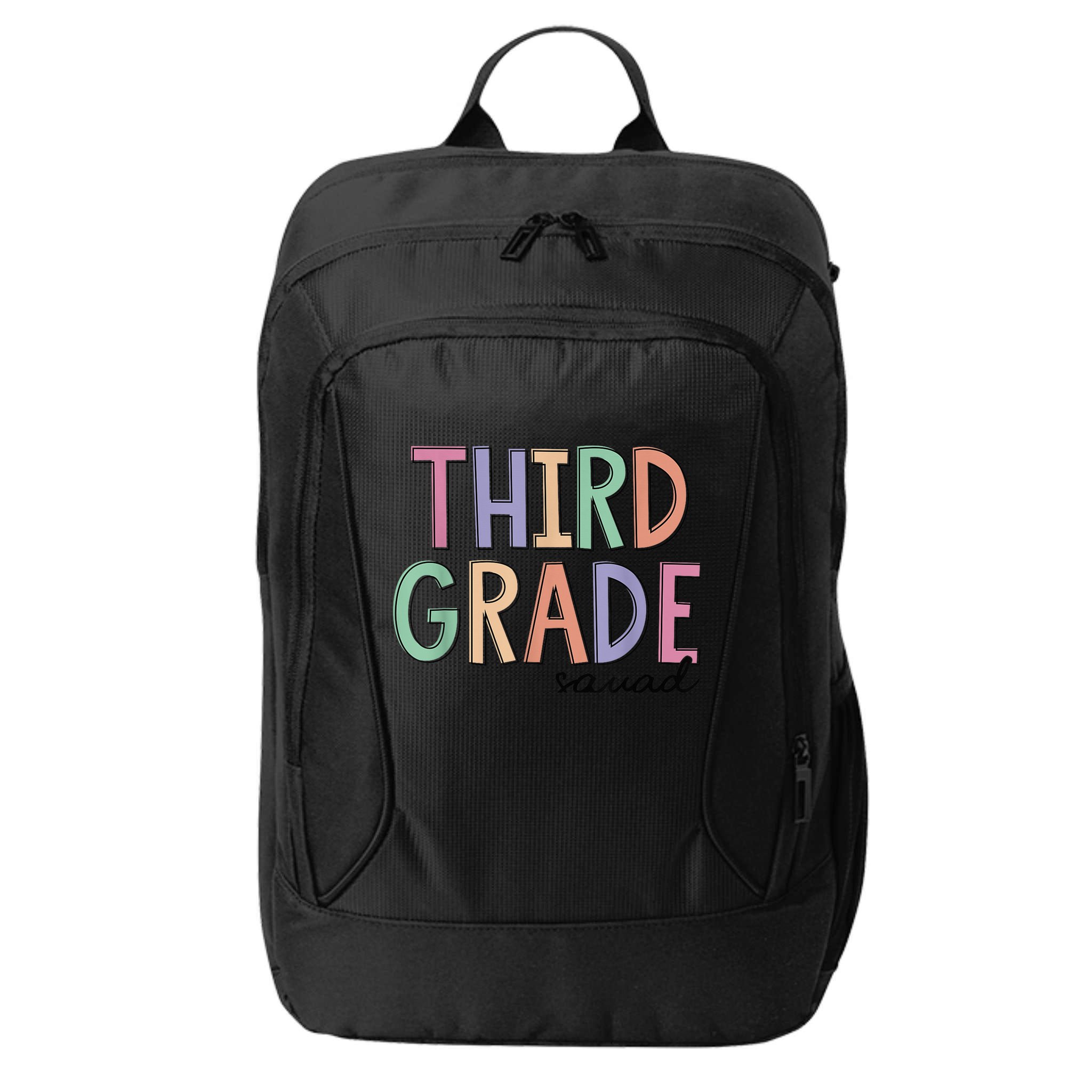 Third Grade Squad Teachers Kid 3rd Grade Back to School City Backpack