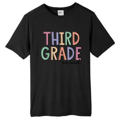 Third Grade Squad Teachers Kid 3rd Grade Back to School Tall Fusion ChromaSoft Performance T-Shirt