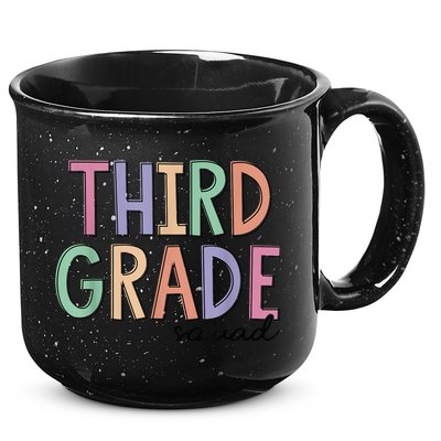 Third Grade Squad Teachers Kid 3rd Grade Back to School 15oz Campfire Ceramic Mug