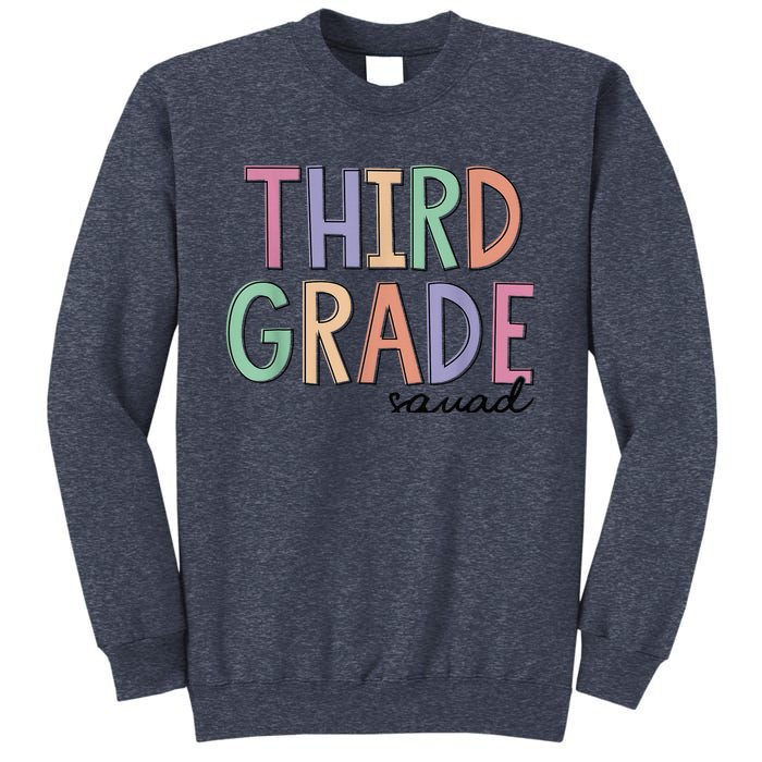 Third Grade Squad Teachers Kid 3rd Grade Back to School Sweatshirt