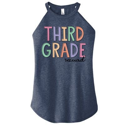 Third Grade Squad Teachers Kid 3rd Grade Back to School Women's Perfect Tri Rocker Tank