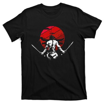 The Ghost Samurai Warrior Sword Anime Manga Lover T-Shirt