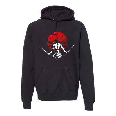 The Ghost Samurai Warrior Sword Anime Manga Lover Premium Hoodie