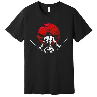 The Ghost Samurai Warrior Sword Anime Manga Lover Premium T-Shirt