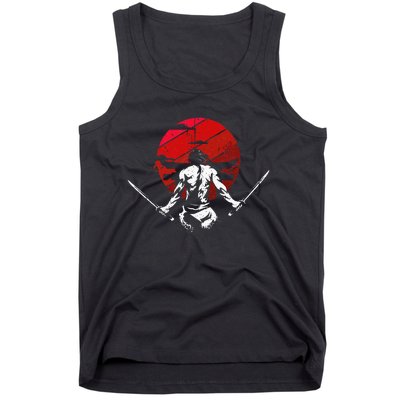 The Ghost Samurai Warrior Sword Anime Manga Lover Tank Top