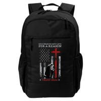 Trump God Spared My Life For A Reason Save Restore America Backpack