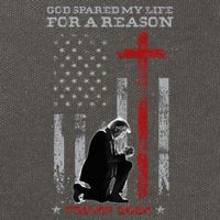 Trump God Spared My Life For A Reason Save Restore America Cotton Canvas Backpack