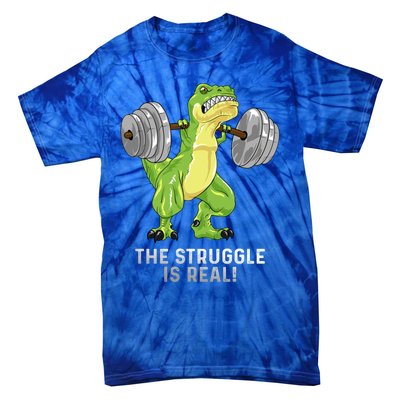 Tgreat Giftrex Squacool Gift Powerlifter Bodybuilding Squatting Gym Cute Gift Tie-Dye T-Shirt