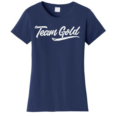 Team Gold Sleepaway Camp Color War Summer Spirit Women's T-Shirt