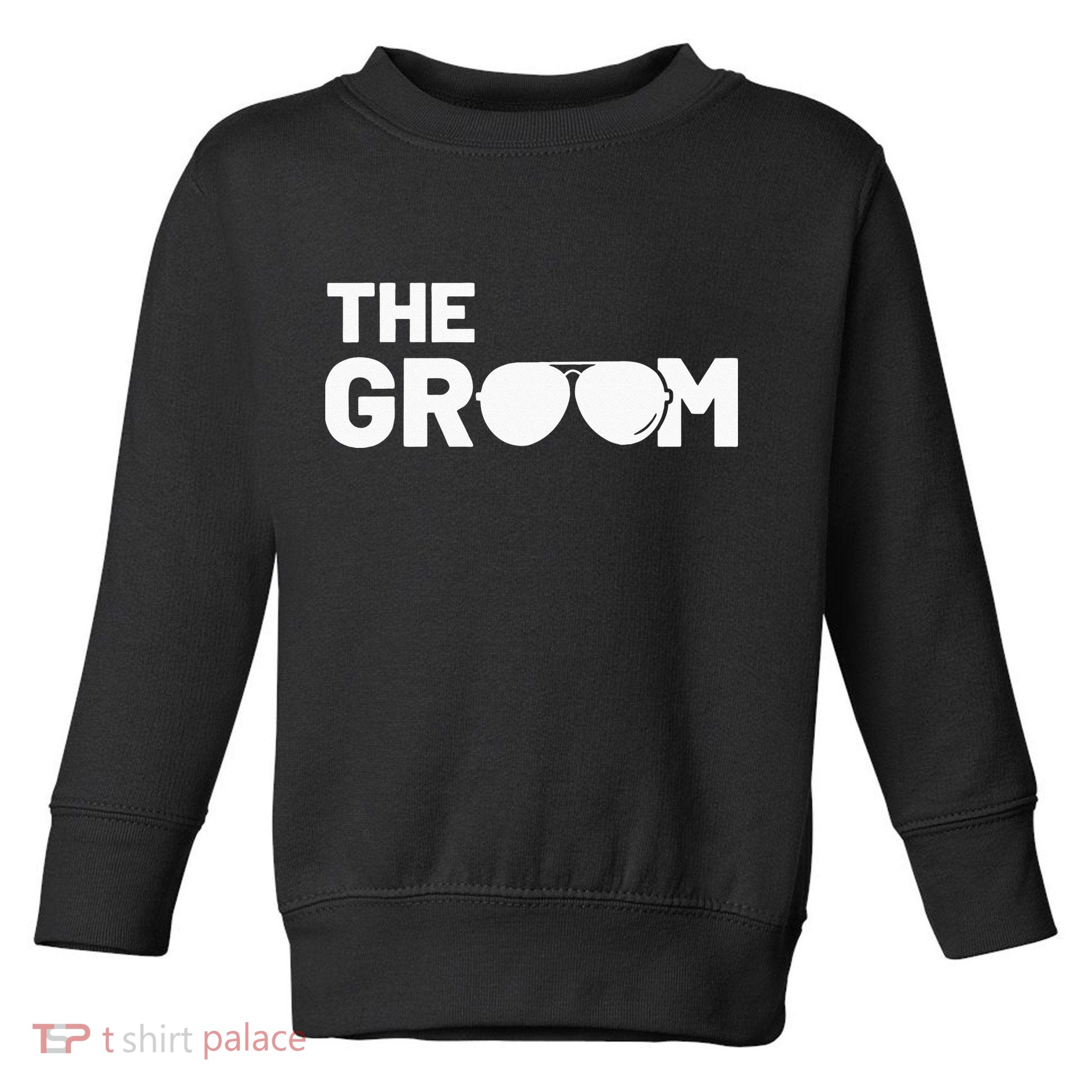 The Groom Squat Bachelor Supplies Party Wedding Toddler Sweatshirt