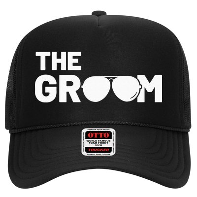 The Groom Squat Bachelor Supplies Party Wedding Trucker Hat