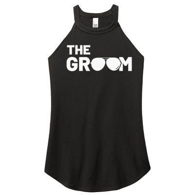 The Groom Squat Bachelor Supplies Party Wedding Women’s Perfect Tri Rocker Tank