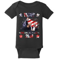 Trump Getting Shot 2024 Baby Bodysuit