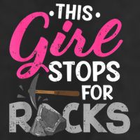 This Girl Stops For Rocks Rock Collector Geode Hunter Hat