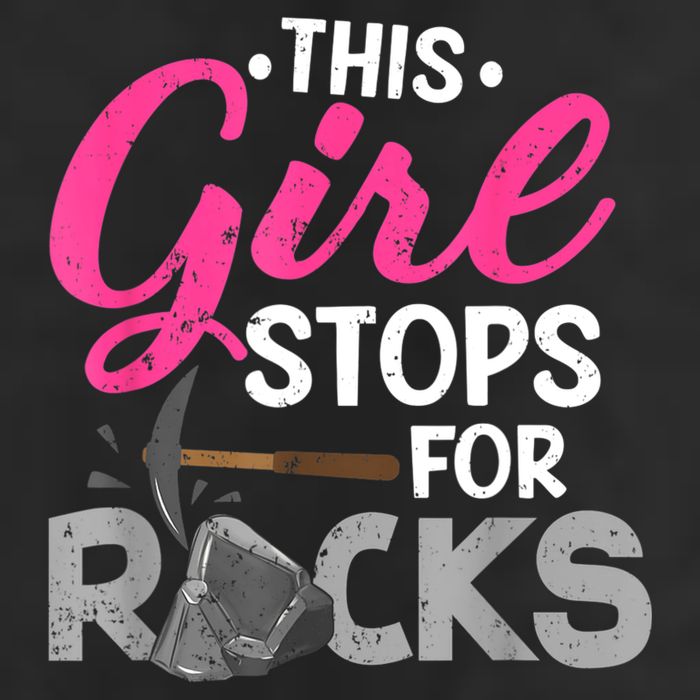 This Girl Stops For Rocks Rock Collector Geode Hunter Hat