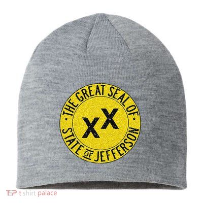 The Great Seal Of The State Of Jefferson Flag Print Sustainable Beanie