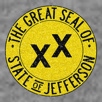 The Great Seal Of The State Of Jefferson Flag Print Toddler Hoodie