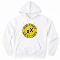 The Great Seal Of The State Of Jefferson Flag Print Hoodie