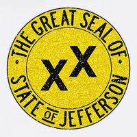 The Great Seal Of The State Of Jefferson Flag Print Apron