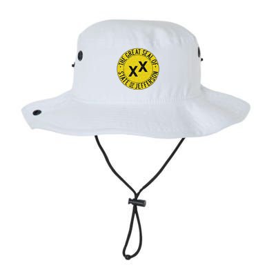 The Great Seal Of The State Of Jefferson Flag Print Bucket Hat