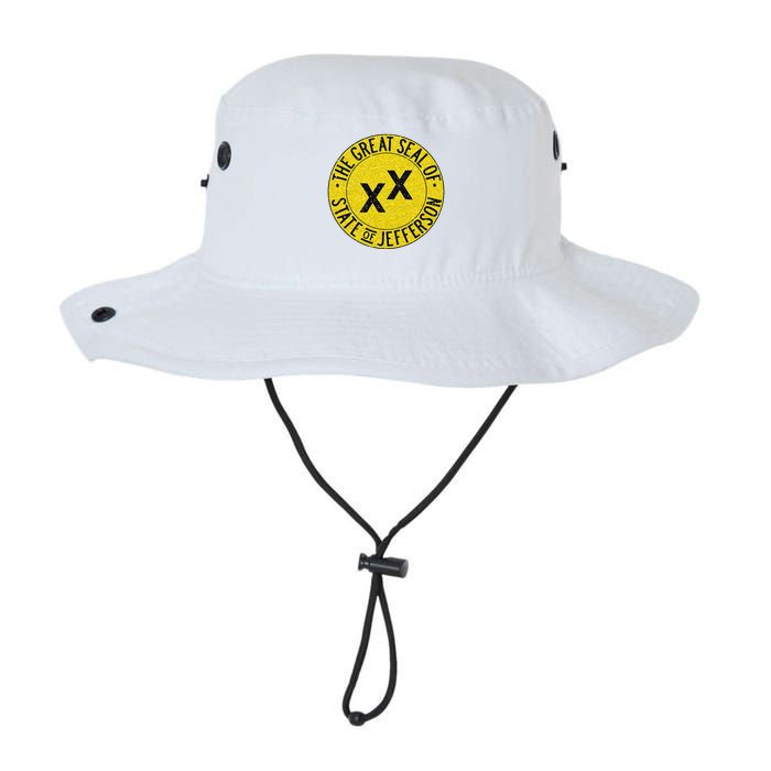 The Great Seal Of The State Of Jefferson Flag Print Bucket Hat
