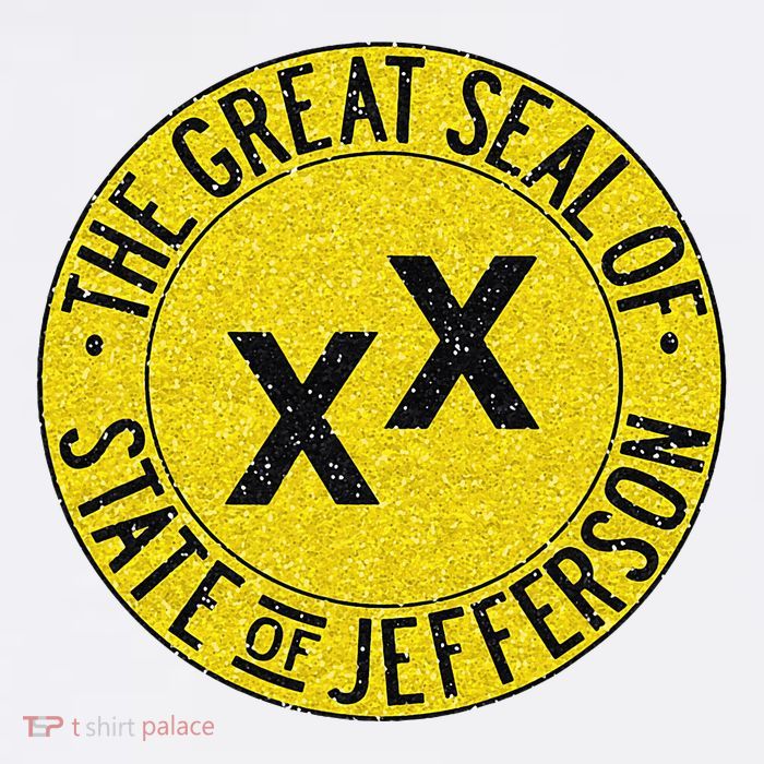 The Great Seal Of The State Of Jefferson Flag Print 11oz C Handle Ceramic Mug