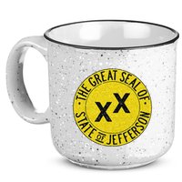 The Great Seal Of The State Of Jefferson Flag Print 15oz Campfire Ceramic Mug