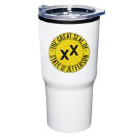 The Great Seal Of The State Of Jefferson Flag Print Tumbler