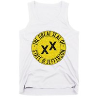 The Great Seal Of The State Of Jefferson Flag Print Tank Top