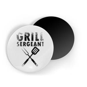 THE GRILL SERGEANT Funny Father's Day BBQ Dad Joke Magnet