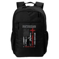 Trump God Spared My Life For A Reason Save Restore America Backpack
