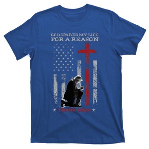 Trump God Spared My Life For A Reason Save Restore America T-Shirt