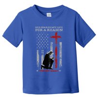 Trump God Spared My Life For A Reason Save Restore America Toddler T-Shirt