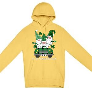 Three Gnome St Patricks Day Let The Shenanigans Begin Irish Premium Pullover Hoodie