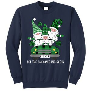 Three Gnome St Patricks Day Let The Shenanigans Begin Irish Sweatshirt