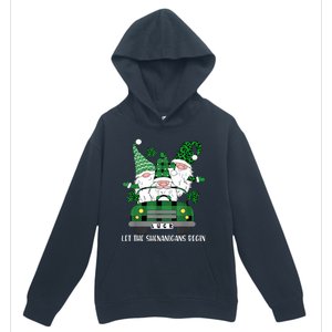 Three Gnome St Patricks Day Let The Shenanigans Begin Irish Urban Pullover Hoodie