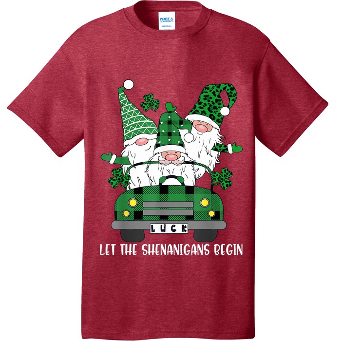 Three Gnome St Patricks Day Let The Shenanigans Begin Irish T-Shirt