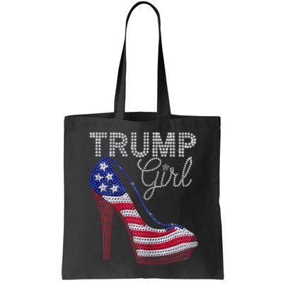 Trump Girl Stilettos High Heel American Flag Bling Bag