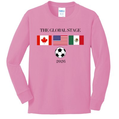 The Global Stage 2026 Kids Long Sleeve Shirt