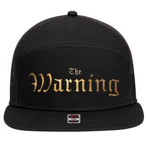 The G.O.D.Z.I.L.L.A Sushi Barthe Warning 7 Panel Mesh Trucker Snapback Hat