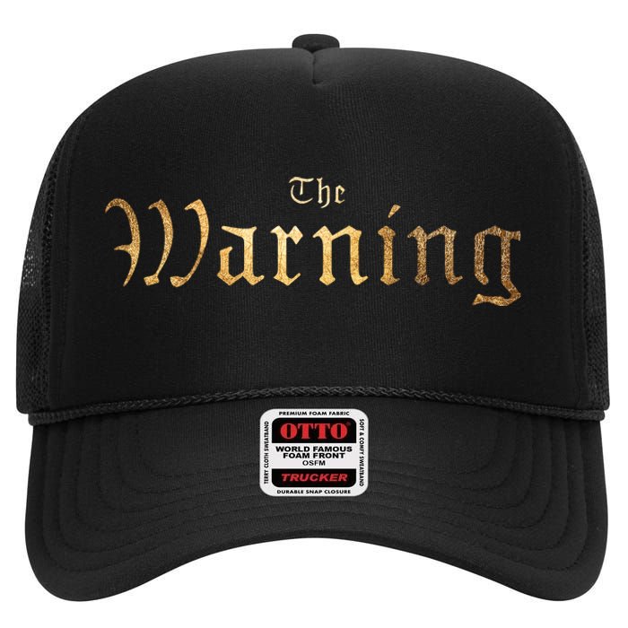 The G.O.D.Z.I.L.L.A Sushi Barthe Warning High Crown Mesh Back Trucker Hat