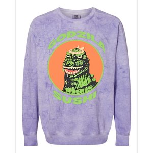 The G.O.D.Z.I.L.L.A Sushi Bar Colorblast Crewneck Sweatshirt