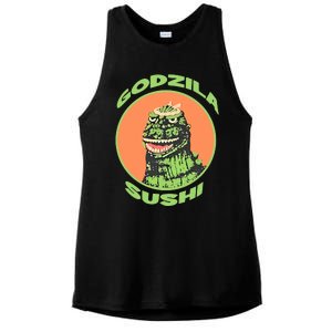 The G.O.D.Z.I.L.L.A Sushi Bar Ladies PosiCharge Tri-Blend Wicking Tank